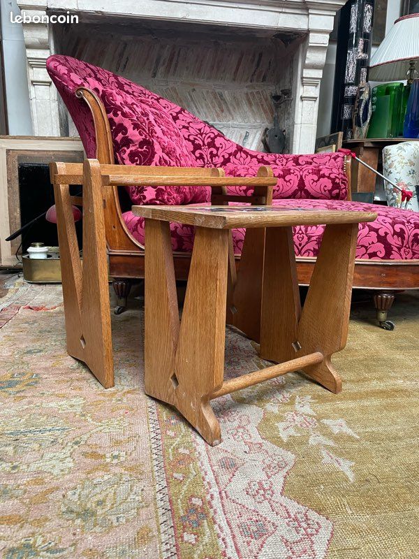 Deux tables gigogne de Guilherme et Chambron et carreaux de Danikowski (image 1)
