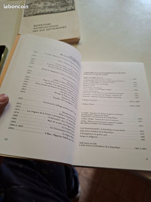 58: Hippolyte Taine – Plaquette du 150ᵉ anniversaire (1978) – Édition Ville de Vouziers (image 3)
