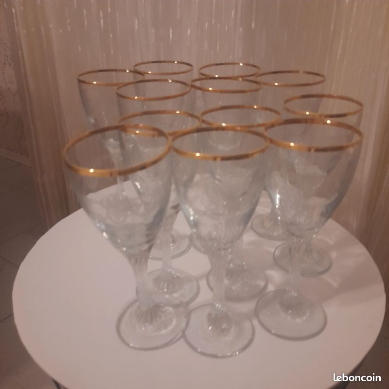 Verre à vin 6 verre a eau 6 (image 1)