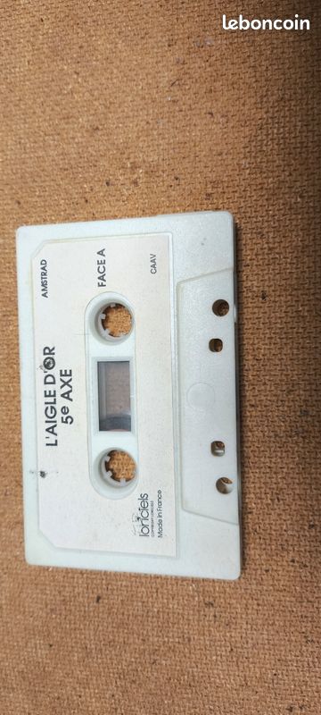 Jeu 5ième Axe (Loriciels) pour Amstrad CPC 6128 / 664 / 464, Tested OK - Jeux vidéo