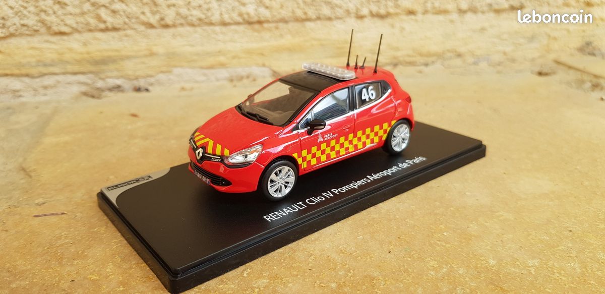 Vitesse SB 1/43 - Renault Clio 1998 Pompiers (modèle Modifié)