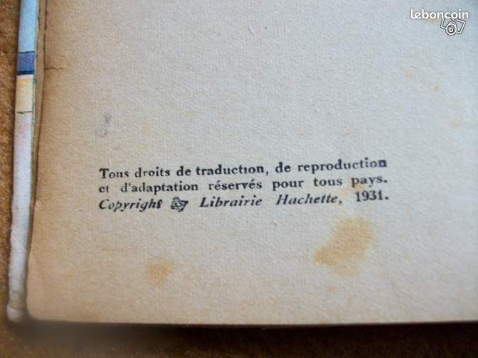 Livre de 1931 La Fortune de Gaspard (image 2)