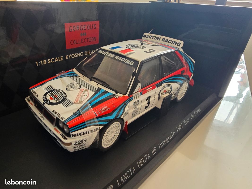 Miniature Kyosho 1:18 Lancia Delta HF Integrale Evoluzione 1992 - Voiture D'essai 08348G