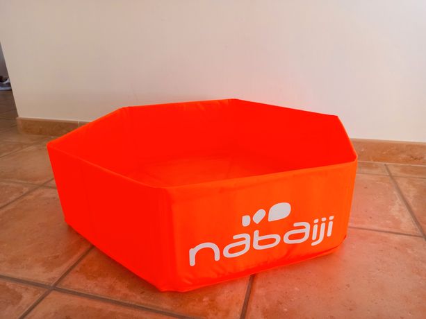 Piscinette enfant TIDIPOOL BASIC orange en mousse de 65 cm de diamètre  NABAIJI
