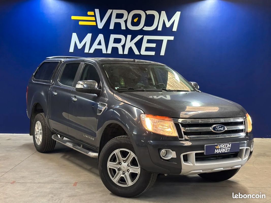 FORD Ranger 3.2 D 200ch LIMITED - 2015 - CarPlay - Suivi complet - Caméra de recul - Attelage - Sièges Chauffants (image 1)