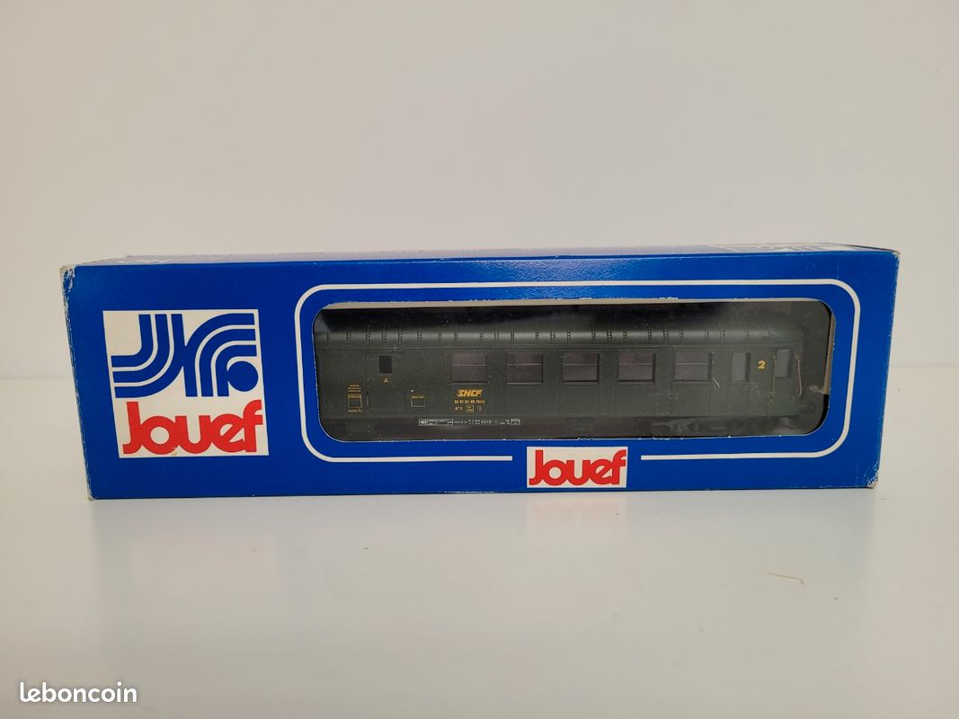 Train waagon N° 5113 Voiture mixte OCEM RA 2 ème classe /fourgon Jouef Ho (image 3)