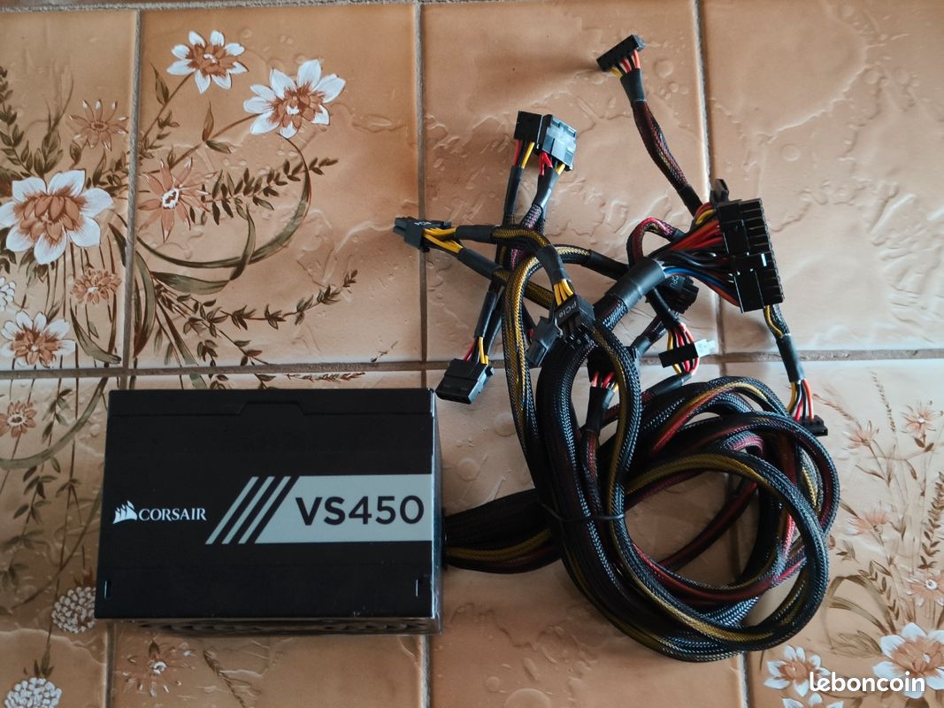 Fuente De Poder Corsair 450 Watts Atx Semimodular 80 +bronce | Envío gratis