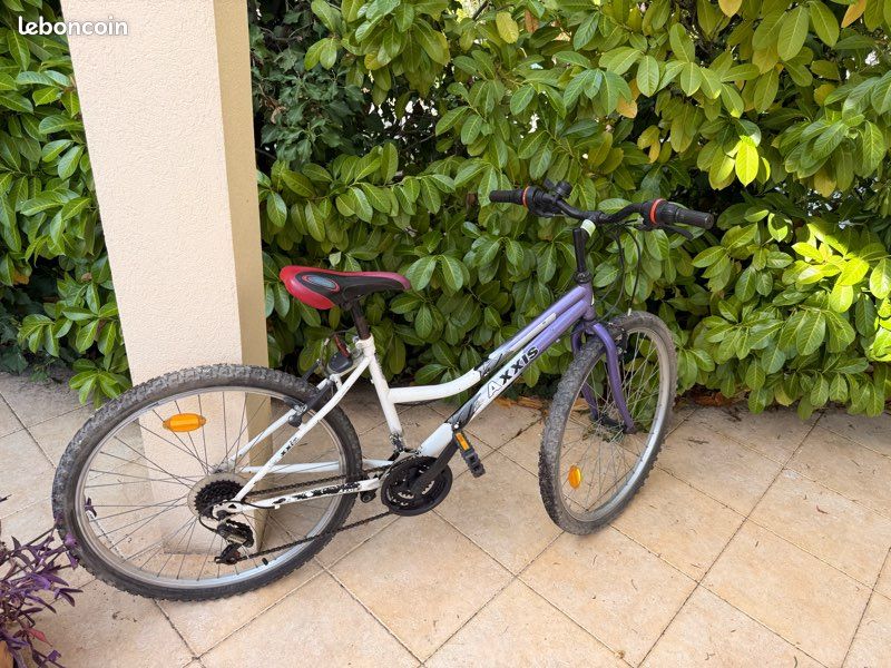 Velo City-Trekking Panda 26 Pouces – Cadre Acier, 6 Vitesses Shimano, Lilas Mat – Femme