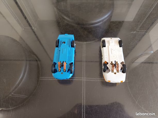 Jouef circuit slot car Alpine 3000 Porsche GT + boite + boite de
