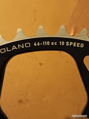 Pédalier TA Specialités 46 Dents BCD 94 - NOS Vintage, Vélo Course Route Années 90