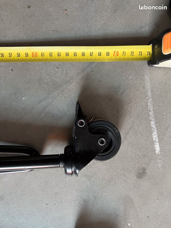 4 Pieds épingle avec roulettes 72cm (image 6)