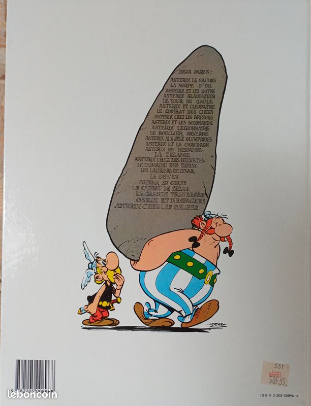 BD "Astérix" édition "Dargaud" "Albert René" de 1974 à 1995 (image 10)