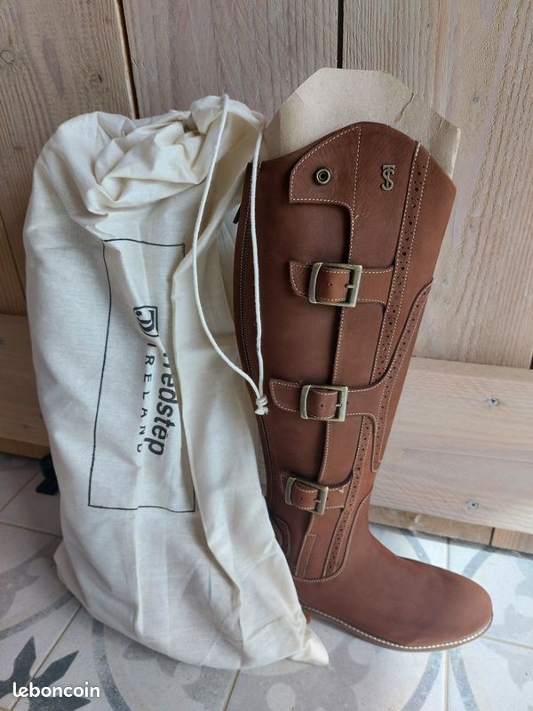 Bottes équitation demi-mesure cuir Donatello Junior - Tredstep - Accueil - Eques
