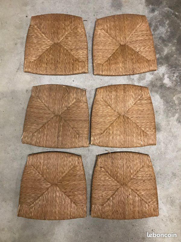 Vends lot de 5 chaises anciennes, en chêne massif (image 4)