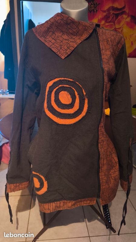 Veste légère spirale jashu 100% coton (image 1)
