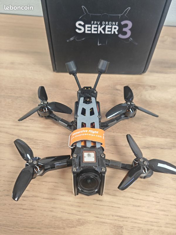 [NEUF] Lot FPV Drone DeepSpace Seeker 3 DJI O4 Pro + 9 LiPo + Hélices (image 9)