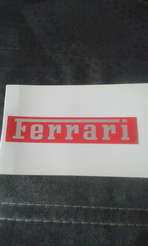 Autocollant L'équipe Ferrari