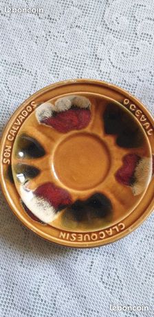 Ancien Rare Cendrier Publicitaire MARTINI Verre Fumé Vintage France