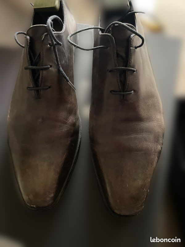 Chaussures Berluti Homme Richelieu En Cuir Marron - Pointure 41 EU, Neuves