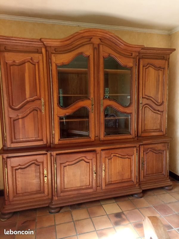 Salle a manger en chêne buffet table chaises (image 1)