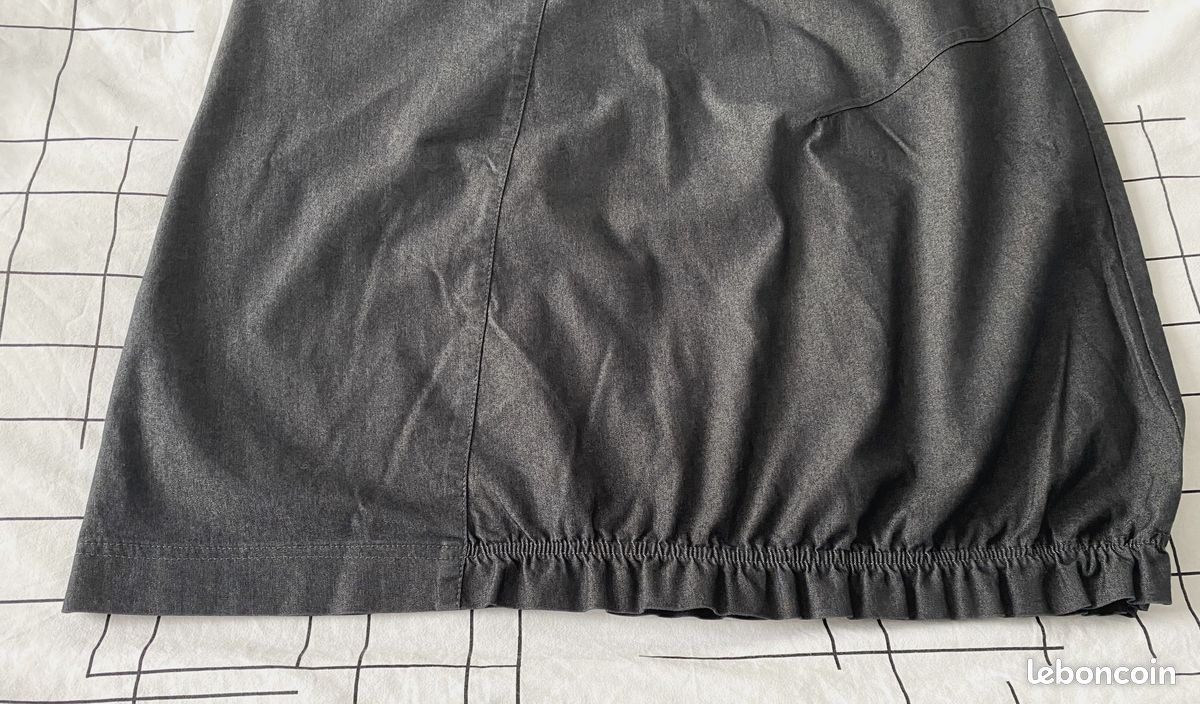 Ensemble veste et jupe longue gris anthracite Taille 38 (image 16)