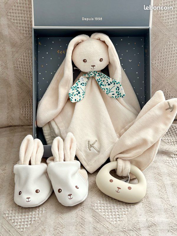 Coffret naissance Kaloo crème - Jeux & Jouets