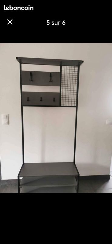 Banc entrée / rangement chaussures / porte manteau (image 3)