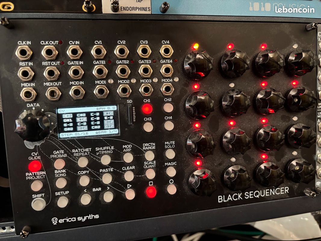 Erica Synths Black Sequencer (EURORACK) (image 1)