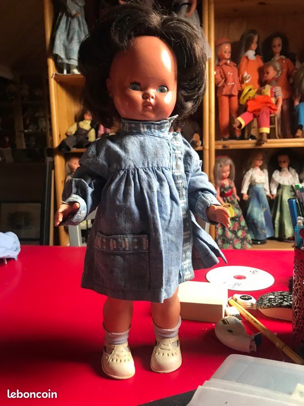 Poupée noire polyflex année 1960 - Collection