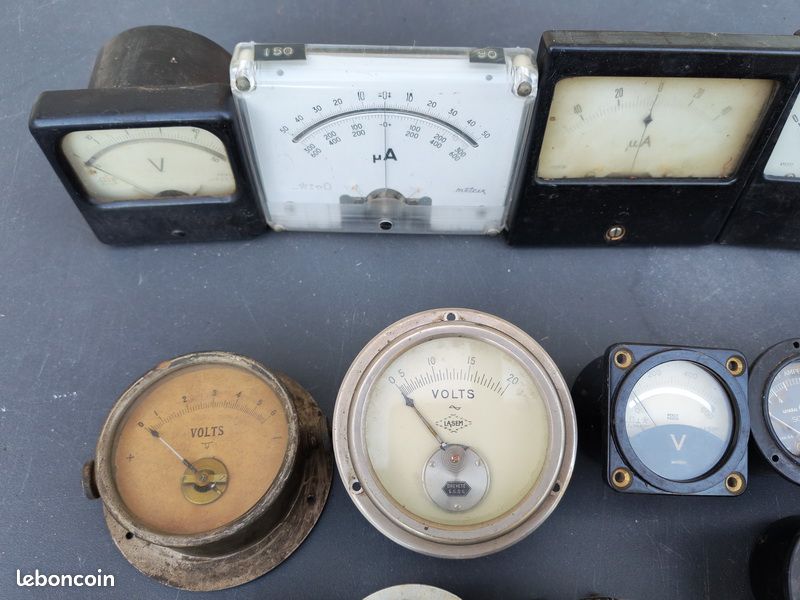 Ampèremètre Pour Voitures Anciennes - Occasion En Bon état Fonctionnel - Sans Marque
