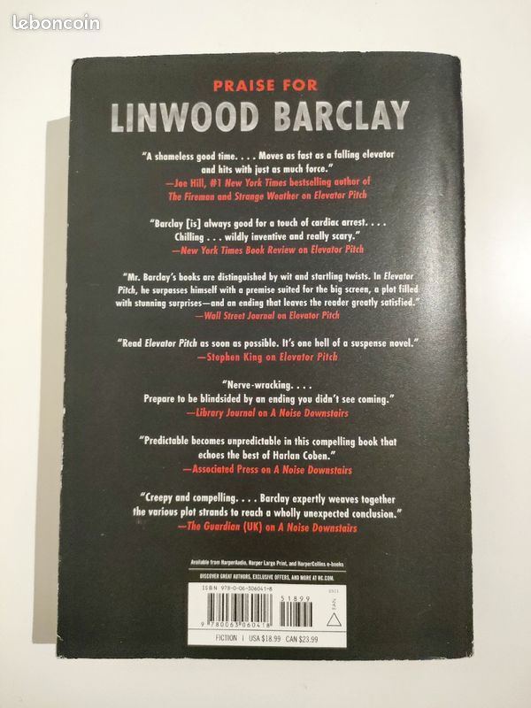 FIND YOU FIRST livre en anglais de Lindwood Barclay (image 2)