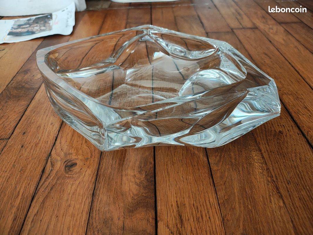Grande coupe Daum cristal transparent (image 1)