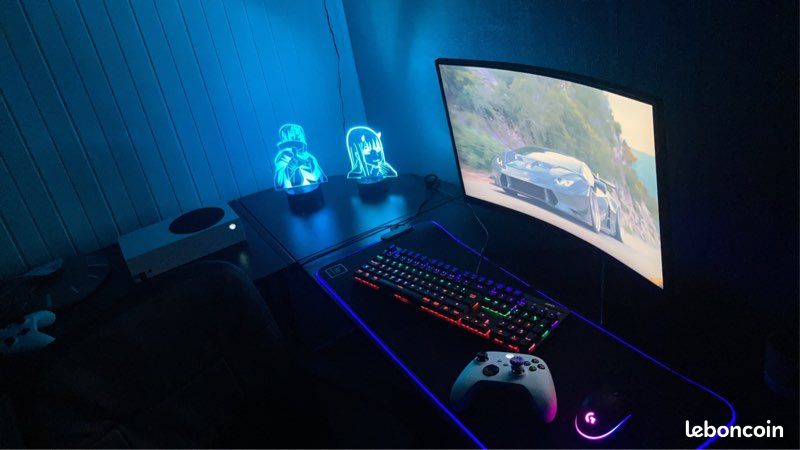 Setup complet Xbox Séries S + Écran 144Hz + Bureau… (image 2)