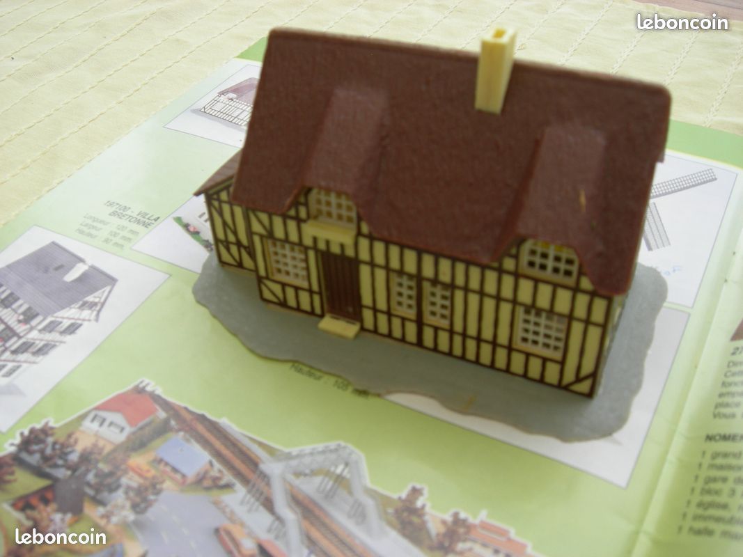 Jouef Train Ho 787 Chaumière Normande – Décor Maquette, État Impeccable