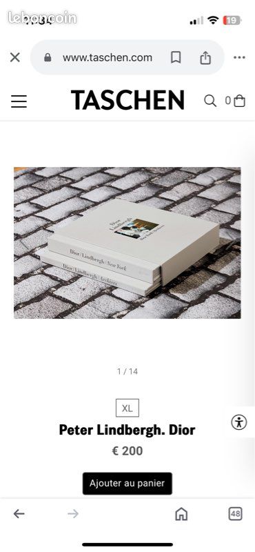 Livres Peter Lindbergh Dior Taschen (image 6)