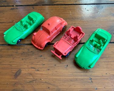 Jouet Ancien Jeep En Plastique - Longueur 19cm - Années 60/70 Probablement - Occasion