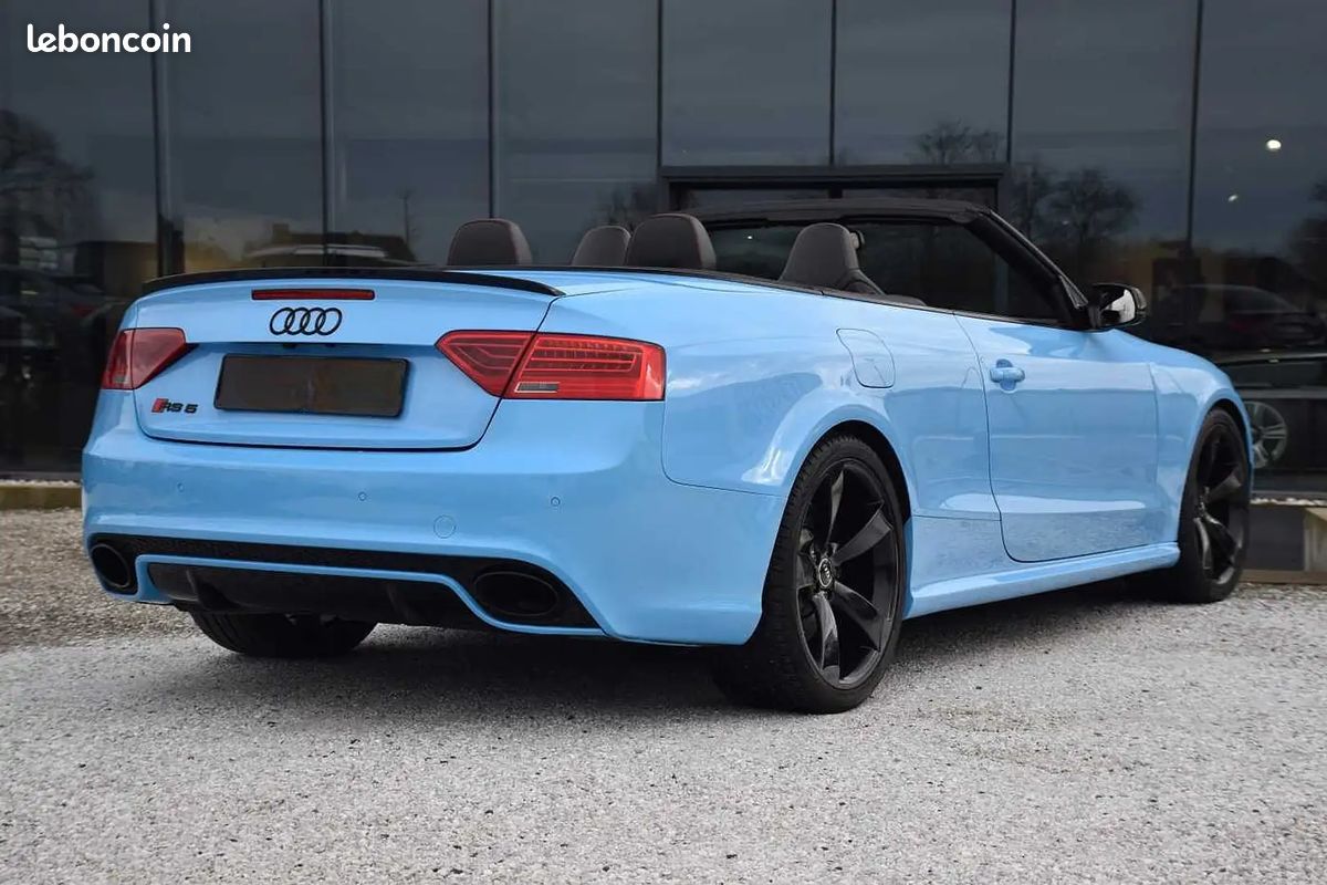 Audi RS5 Cabriolet V8 4.2 450ch Audi Exclusive / Bleu Cepheus Lamborghini / Carbone Int. / B&O (image 2)
