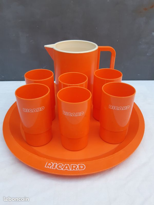 SERVICE A ORANGEADE Vintage Annees 60,70', Pichet Et 8 Verres, EUR 35,00 - FR SERVICE A ORANGEADE Vintage Annees 60,70', Pichet Et 8 Verres, EUR 35,00 - FR