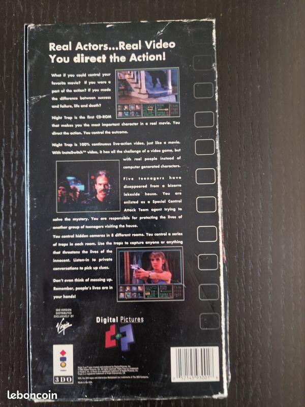 Night Trap 3DO – Big Box – 2 CD – Jeu rétro collector (image 3)