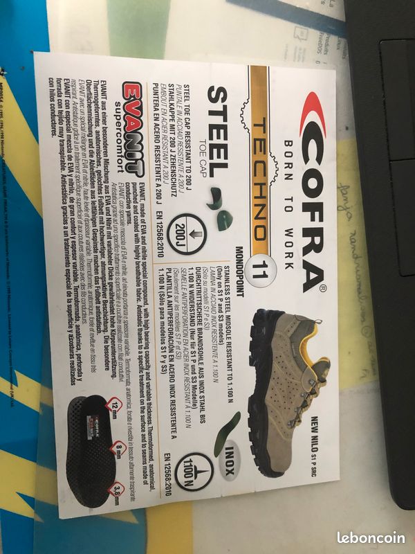 Chaussure de sécurité COFRA LOIRA S3 (image 2)