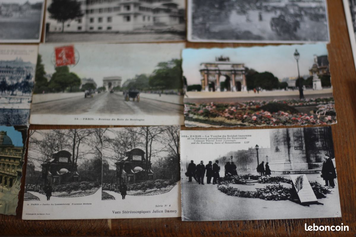 AA684, Paris, lot de 50 cartes postales anciennes, cpa (image 4)