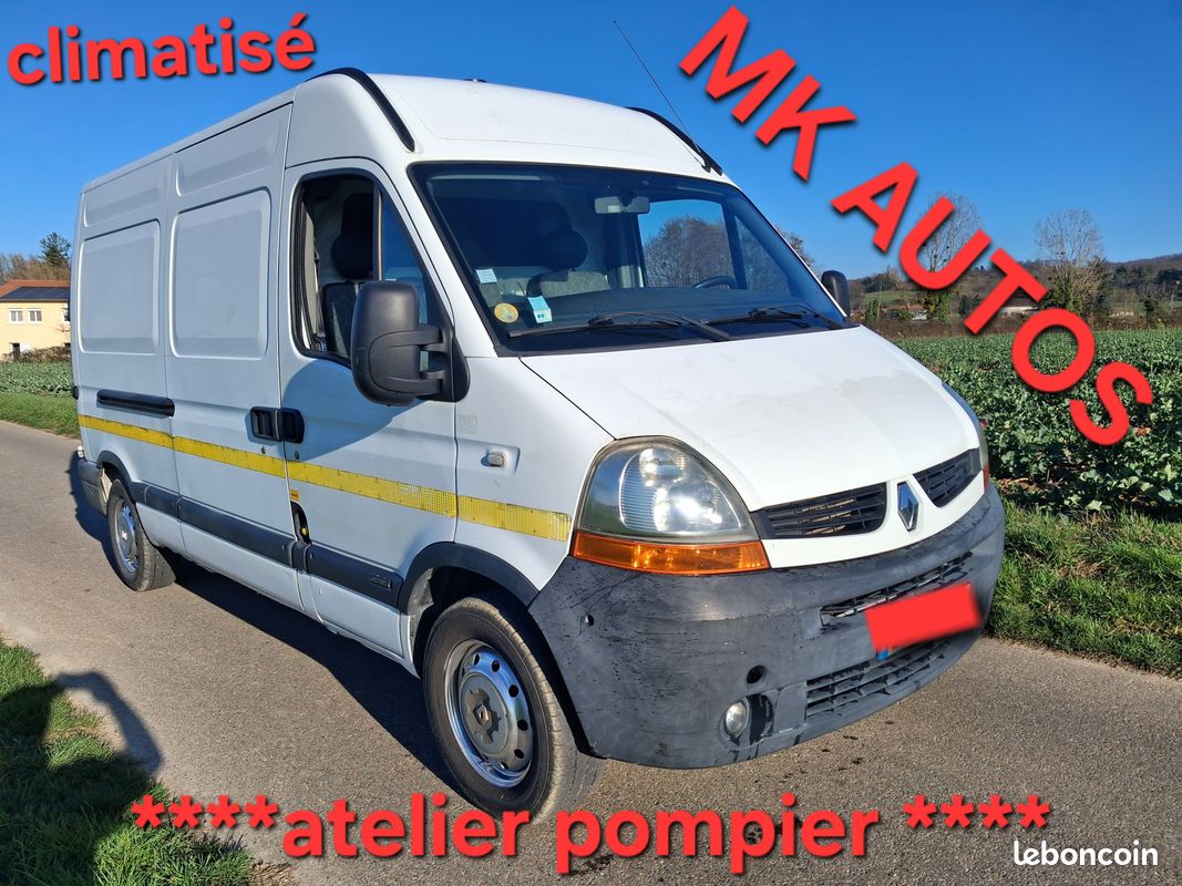 Master ATELIER 2,5 DCI 120CV 1ER MAIN POMPIERS 🚒 L2H2 MK AUTOS (image 2)