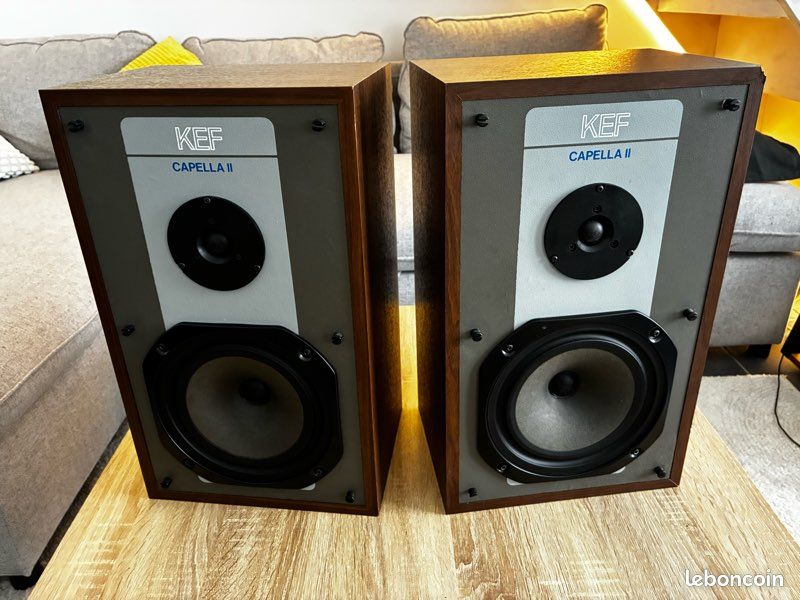 KEF Capella II SP3012 – Enceintes vintage anglaises rares (image 1)