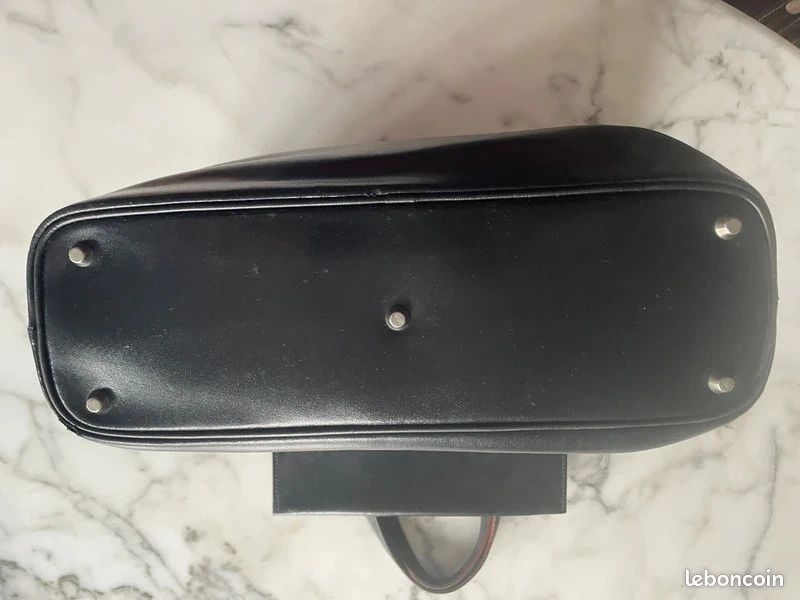 Sac à bandoulière "Un après-midi de chien" noir (image 8)