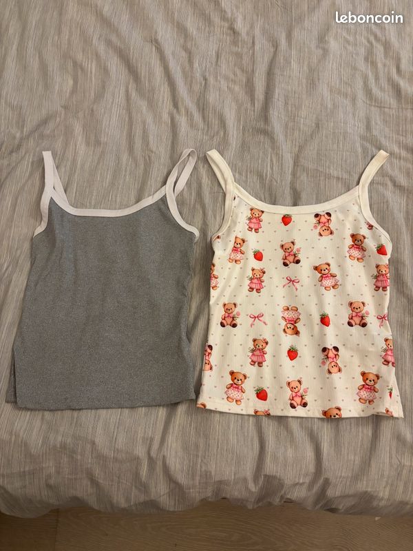 Lot de deux débardeurs tops femme (image 2)