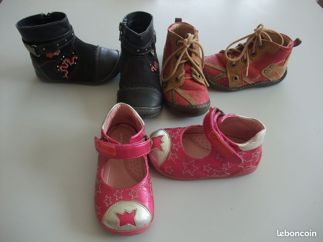 Lot chaussures fille en 22 (image 2)
