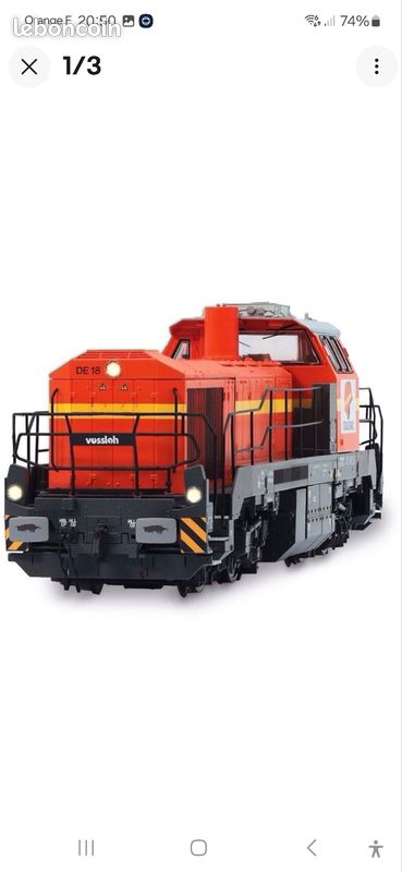 Locomotive Jouef HJ2440 – Vossloh DE 18 Colas RAILS, Neuve En Boîte
