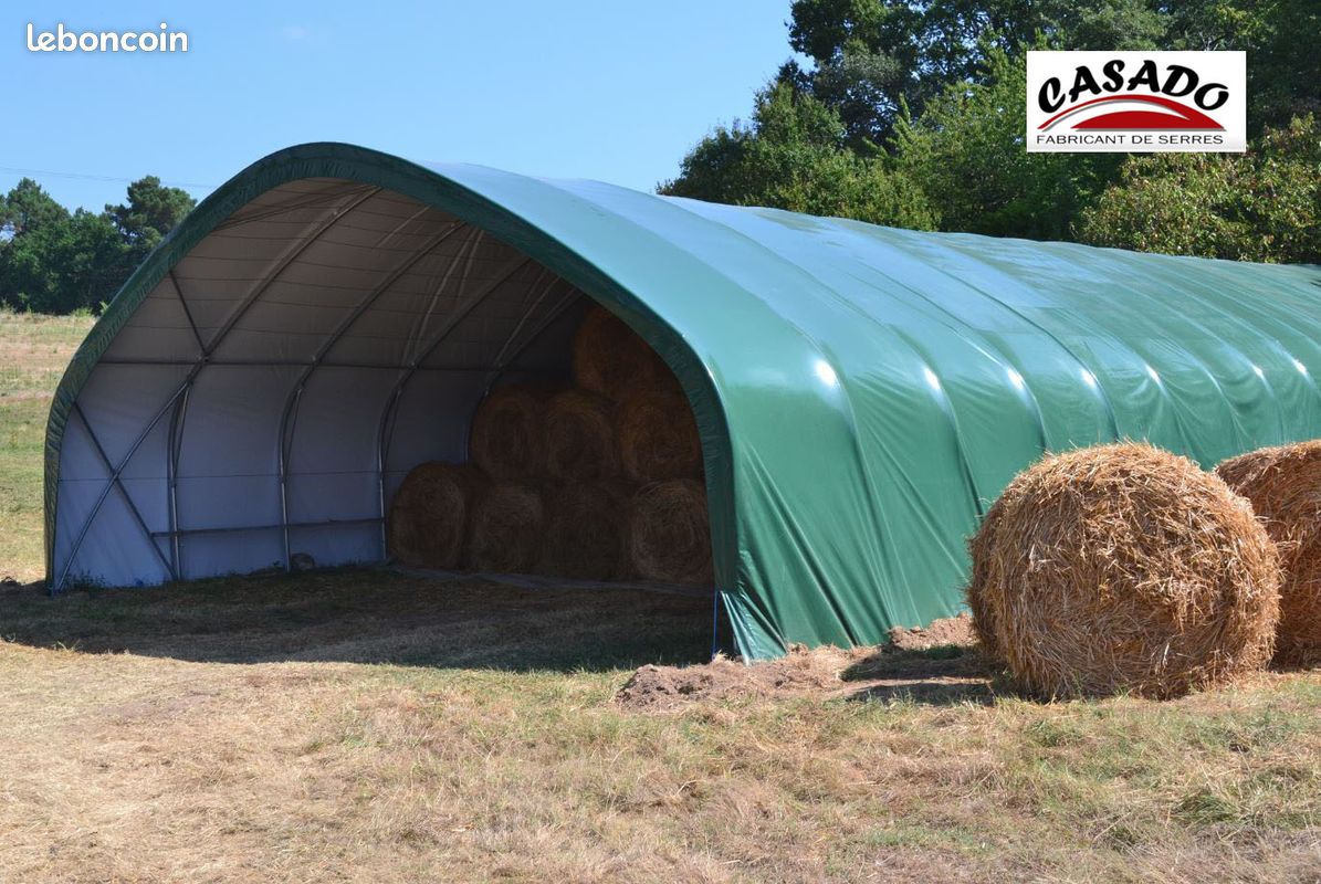Abri tunnel de stockage agricole MEDIMAX 9,20m x 10m direct fabricant Casado 2388 TTC (1990 HT) (image 2)