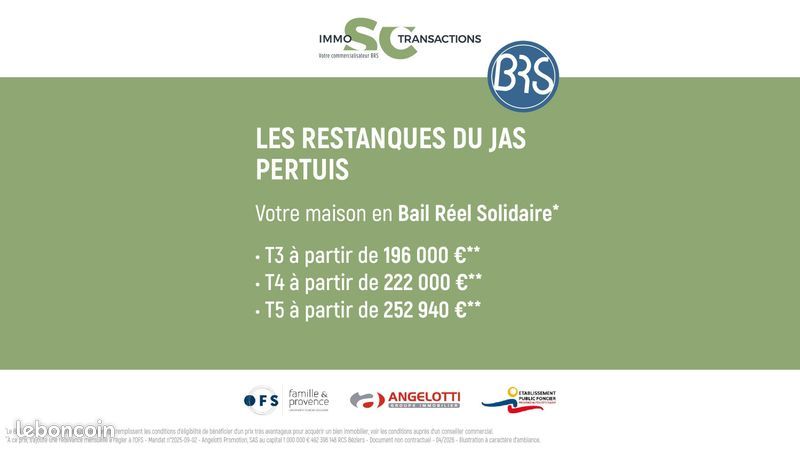 Maison 5 pièces 96 m² · à Pertuis · 96 m² · 252 940 €