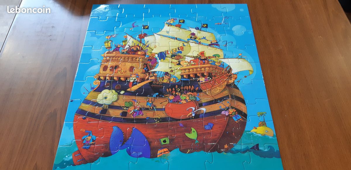 Puzzle djeco le bateau de Barberousse (image 3)